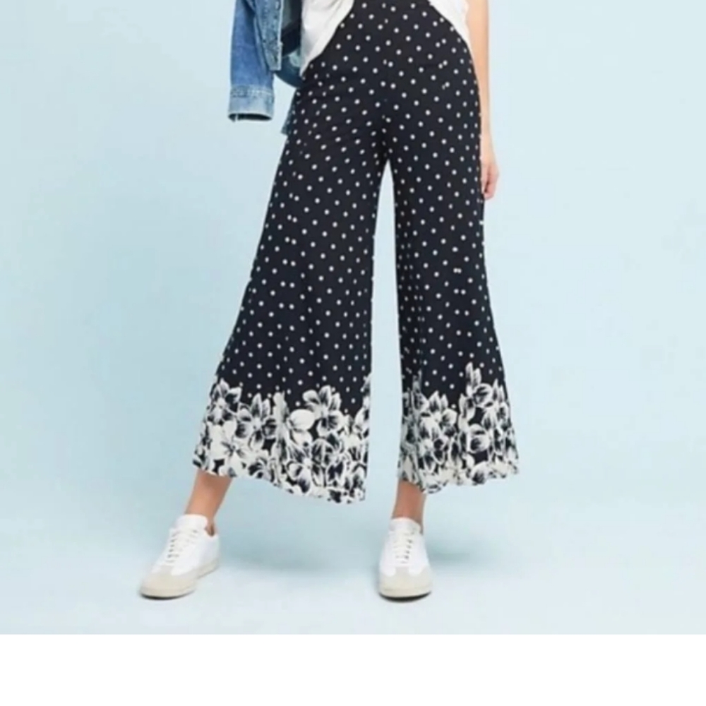 Ett:Tea by anthropologie Chesapeake Peake wide leg  cropped pants